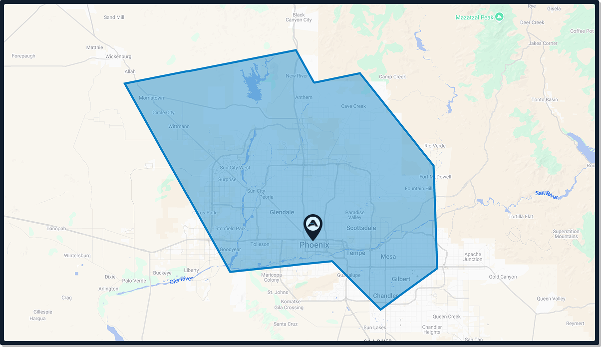 Service Area Map